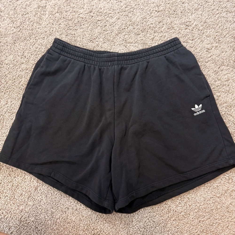 Adidas Women's Black Casual Knit Shorts
